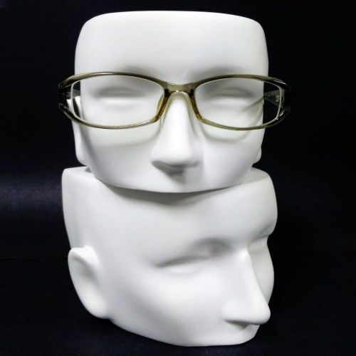 MN-AA13(FF) 1 PC WHITE Female/Youth Half Face Glasses Display Head (Narrow Face)