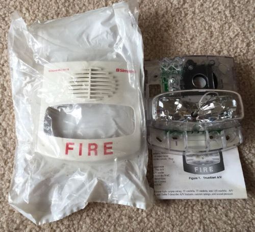 Simplex 4903-9428 trualert fire alarm 15cd wall mount horn strobe white for sale
