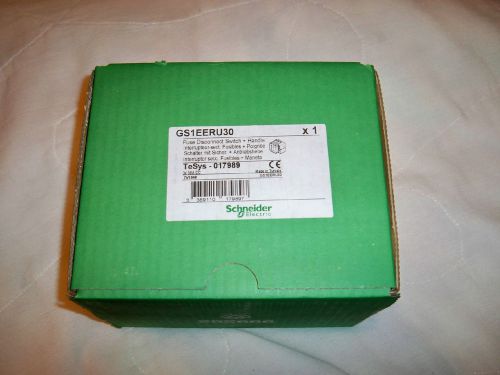 SCHNEIDER GS1EERU20 FUSE DISCONNECT SWITCH/HANDLE, NEW