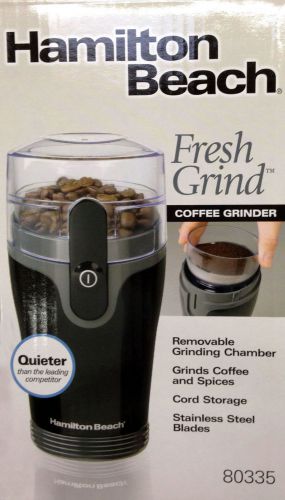 Hamilton beach 80335 fresh-grind coffee grinder, free shipping, new for sale