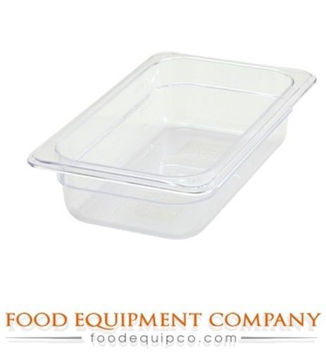Winco SP7402 Poly-Ware™ Food Pan, 1/4 size, 2.5&#034; deep - Case of 36