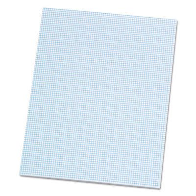 Quadrille Pads, 8 Squares/Inch, 8 1/2 x 11, White, 50 Sheets, Sold as 1 Pad
