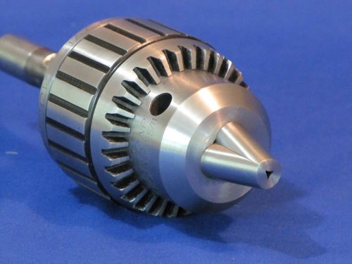 Jacobs 16n  5/8&#034;  super ball bearing drill chuck. excellent.  new arbor &amp; key. for sale
