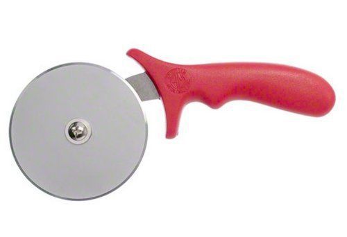 American Metalcraft  (PIZR2)  4&#034; Red Plastic Handle Pizza Cutter