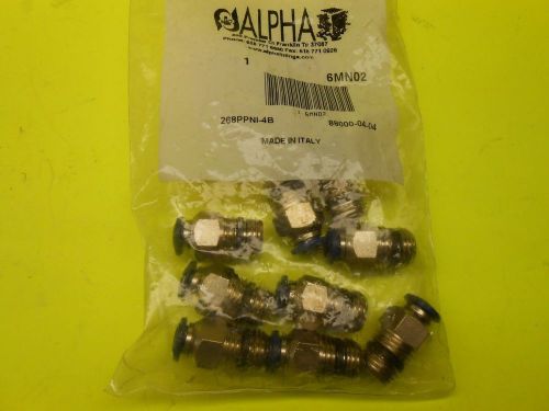 Alpha fitting 268ppni-4b  male connector -- 6mn02 -- new (package of 10 pcs) for sale