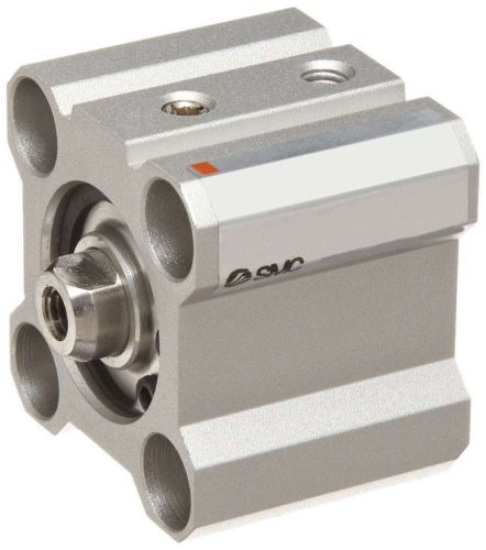 Smc cq2b20-10s aluminum air cylinder, compact, single acting, through hole mount for sale