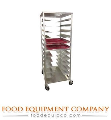 Carter-Hoffmann AL12 Aluminum Room Service cart for 12 patient trays