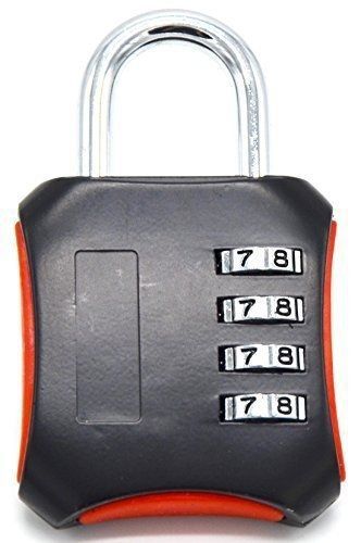 Fully Big Zinc Alloy Combination Padlock; Sturdy Security Combination Lock for