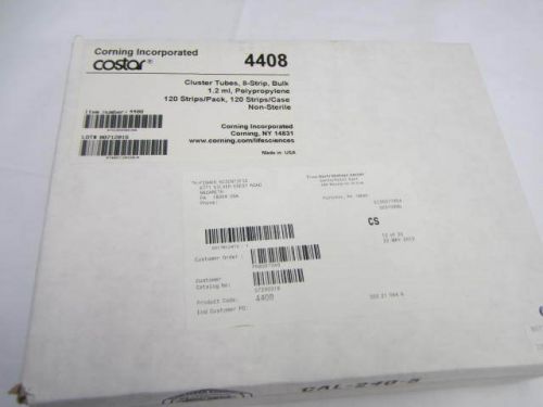 Corning costar 4408 cluster tubes 1.2ml pp 8 strip bulk qty:120 sterile for sale