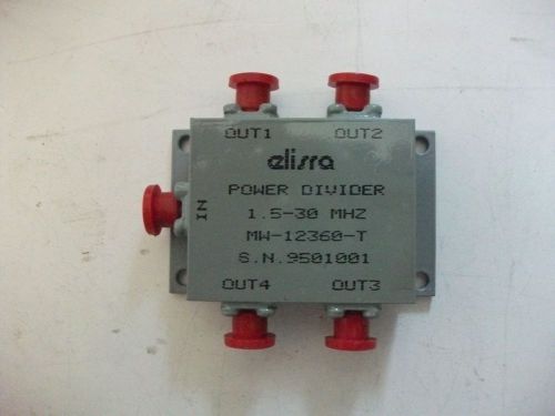 Elisra RF Power Divider 1.5-30MHz SMA 5 Ways MW-12360-T