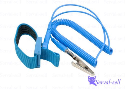 Anti static antistatic esd adjustable wrist strap band grounding wire usa seller for sale