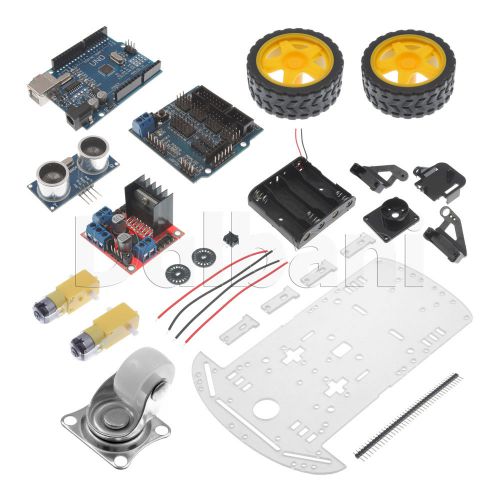 26-11-0014 New 2WD Programmable Car Robot Starter Kit for Arduino