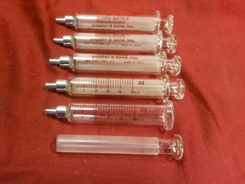 5 cc micro mate syringes popper son luer interchangeable