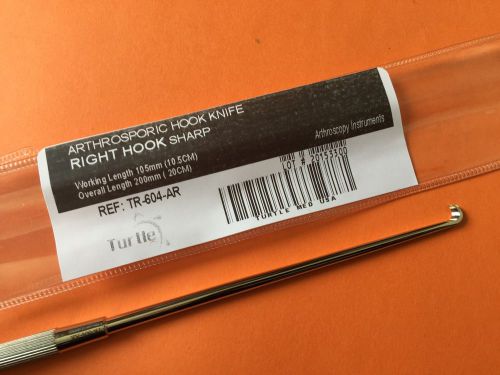 Tr-604-ar turtle arthroscopic hook knife right arthroscopy instrument orthopedic for sale