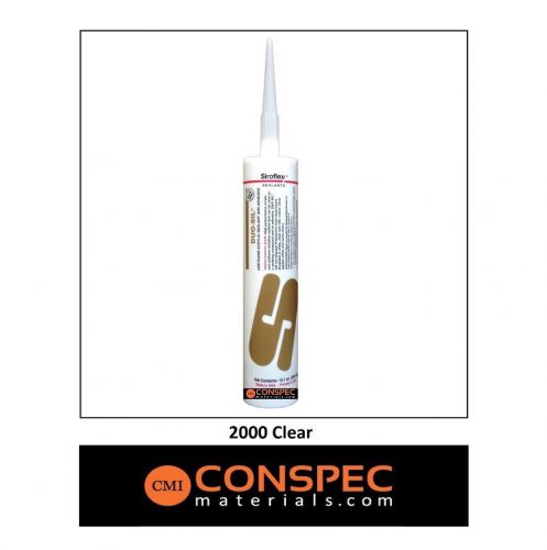 Siroflex duo-sil clear urethane acrylic caulk 10-oz sealant adhesive #2000 for sale