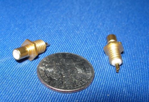 RF MICRO CONNECTOR GOLD COUPLER SMA NOS!