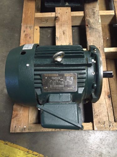 5 hp electric motor 3600 rpm 184tc toshiba for sale