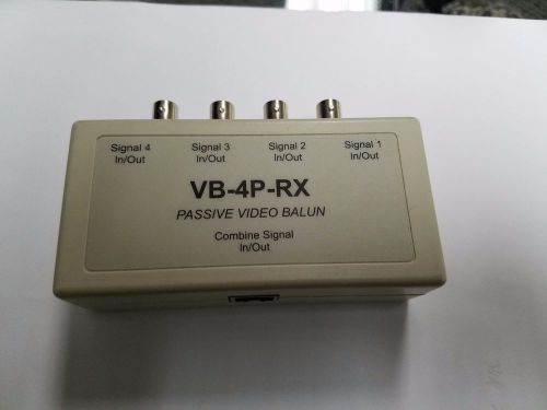Vb-4p-rx passive video balun combine signal in/out camera bnc quad 4 for sale
