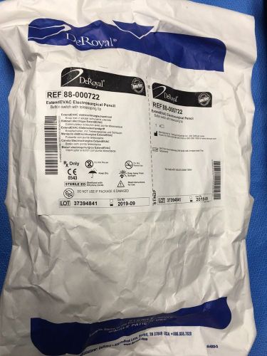 DeRoyal 88-000722 Handle, Electrosurgical Pencil Extendevac™ Coated - NEW