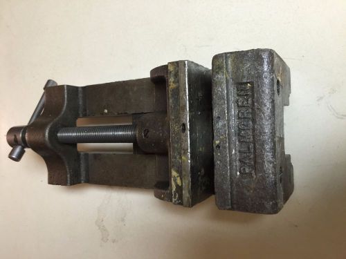 Vintage Machinist Drill Press Vise Palmgren 4&#034; Wide