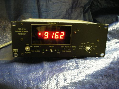 Mks pdr-c-1c digital power supply &amp; readout controller operational w/ connector for sale