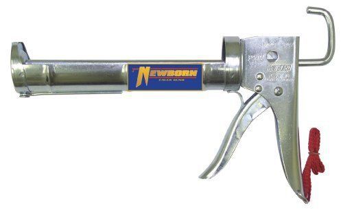 Newborn 307 Super Ratchet Rod Cradle Caulking Gun, 1/10 Gallon Cartridge, 6:1