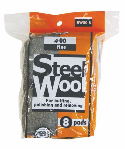 STEEL WOOL,#00 VERY FINE 8PAD