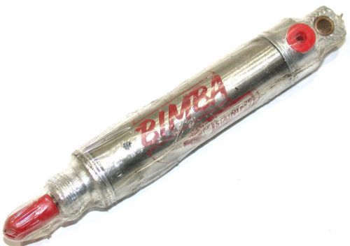UP TO 5 NEW BIMBA 1&#034; PNEUMATIC SPRING RETURN STAINLESS AIR CYLINDERS 021-P