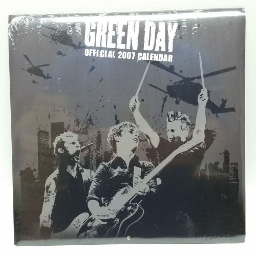 RARE 2007 GREEN DAY WALL CALENDAR NEW SEALED RARE VINTAGE Billie Joe Armstrong