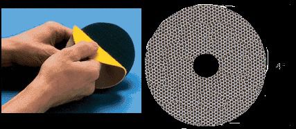 Crl 3m 4&#034; 800x grit qrs mount flexible diamond disc for sale