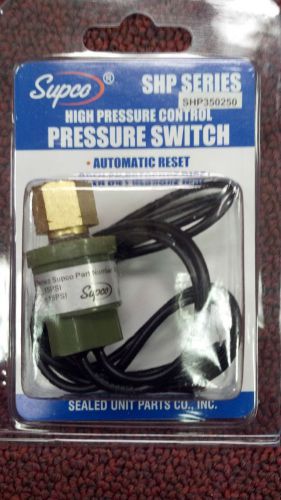 PRESSURE SWITCH High w/AUTO Rest Opens 350 Closes 250