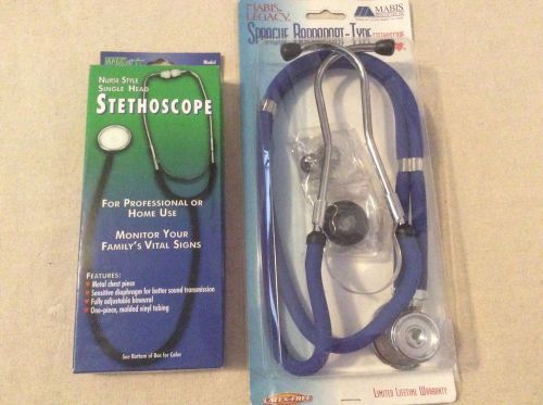 2 NEW STETHOSCOPES FOR PROFESSIONAL OR HOME USE