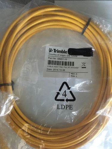 NEW Trimble GPS Antenna Cable    58957-10  TNC Connector 10m  Cable