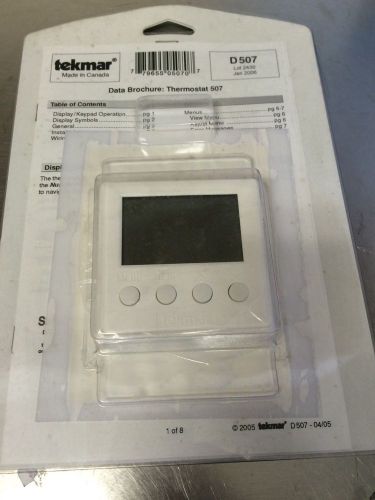 Tekmar 507 Thermostat NEW