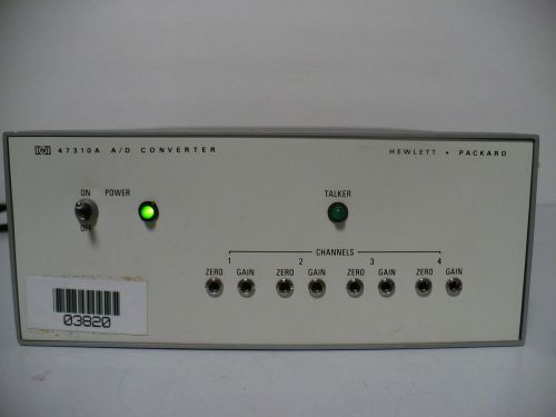 HP 47310A 4 Channel  Analog to Digital Converter