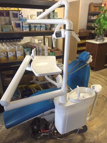 Used complete dental unit chair - dark blue for sale