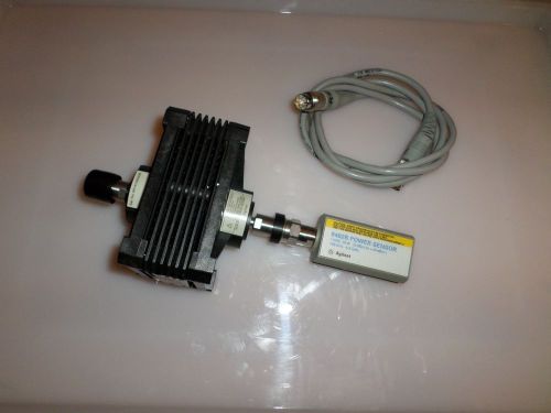 HP-8482B Power Sensor with Agilent 8498A Attenuatora and 11730A cable