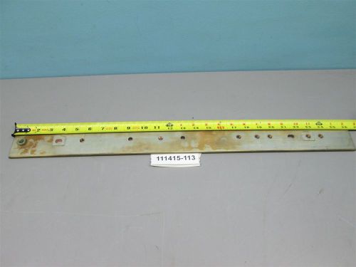 Copper main bus bar 2 1/2&#034; x 1/4&#034; x 26 1/4&#034; with pressed in 3/8-16 nc pem nut for sale