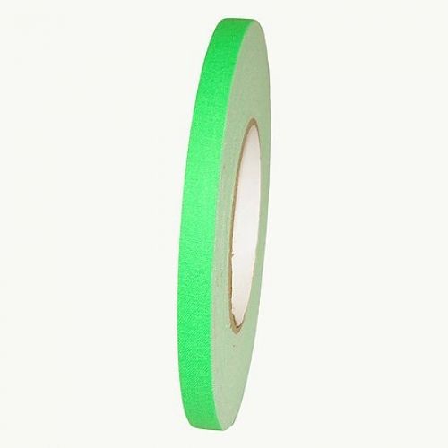 Jvcc stage-set spike tape: 1/2 in. x 50 yds. (fluorescent green) for sale