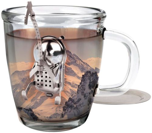 Mountain Climber Stainless Steel Tea Infuser Tea Brewer Novelty Gifts Rock Climb