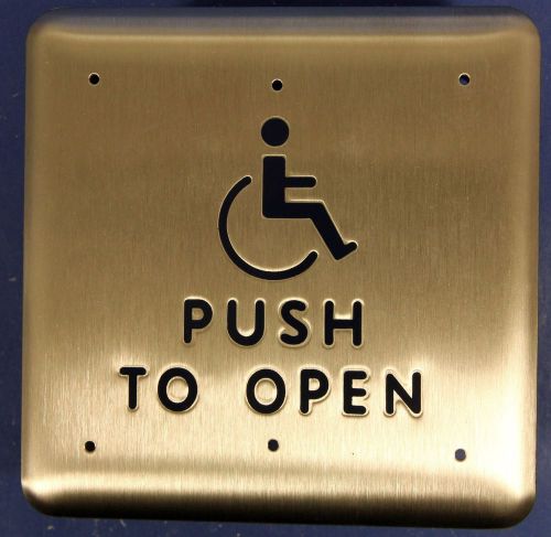 &#034;Push to Open&#034; Pushplate Switch