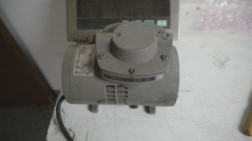 THOMAS 900-13-58F Vacuum Pump, 1/15 HP, 60 Hz, 115V 1.30 CFM