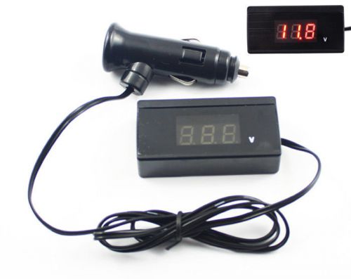New 12V 24V Car LCD Battery Voltage Electric Meter Tester Display Monitor #030