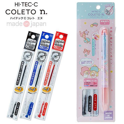 SANRIO KIKI LALA PEN HI-TEC-C COLETO N 3 COLOR 182494