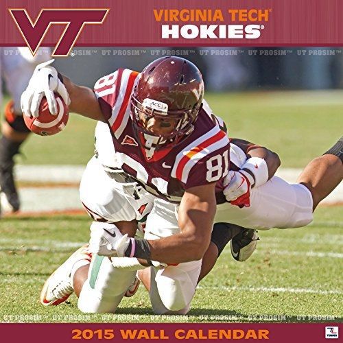 Turner Perfect Timing 2015 Virginia Tech Hokies Team Wall Calendar, 12 x 12