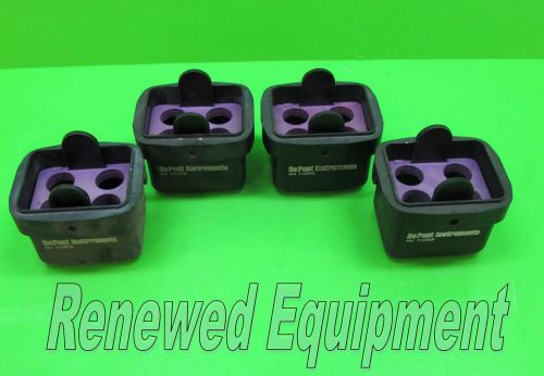 Sorvall Instruments 11053 Rotor Buckets &amp; 00438 Adapters Inserts Lot of 4 #1
