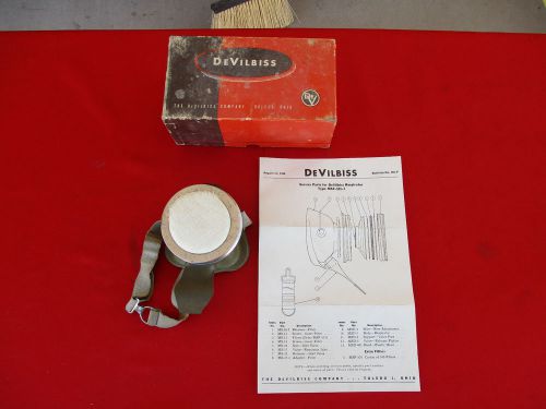Vintage DeVILBISS Respirator 1948 In Box W/ Paperwork MSF-501 Mining (823)