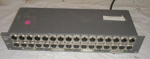 Tektronix XLR 100 Audio Bypass Unit 16 Channel XLR Rack Mount Breakout Box