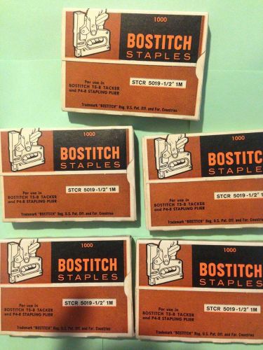 Bostitch  T5-8 Staples and used for p4-8 stapling plier 5000 ct 1/2&#034;