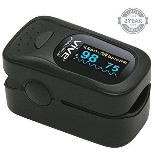 Finger Pulse Oximeter Vive Best SpO2 Device Blood Oxygen Saturation Level Sensor